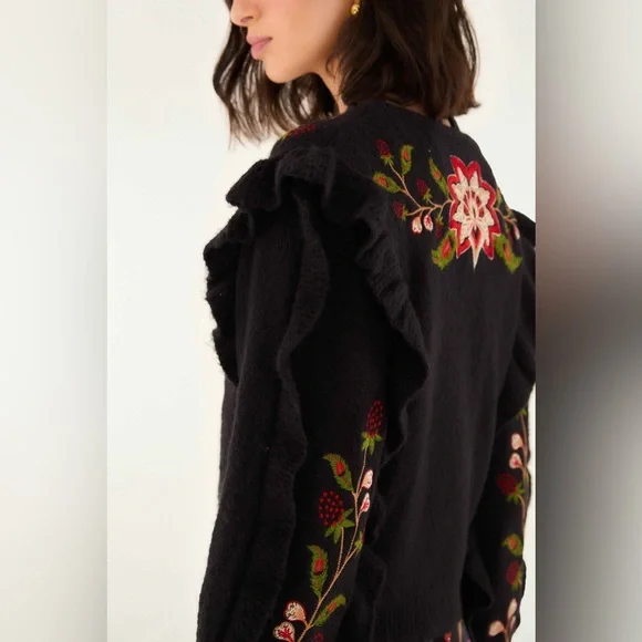 Farm Rio: Black Berry Embroidery Knit
Cardigan - Picture 4 of 12